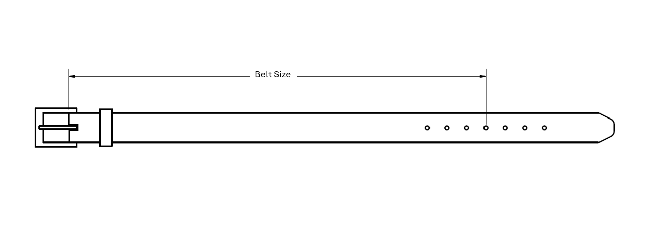 1-1/2" Leather Belt - Mustard