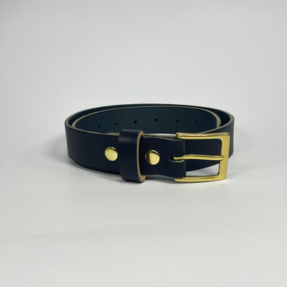 1-1/4" Leather Belt - Black