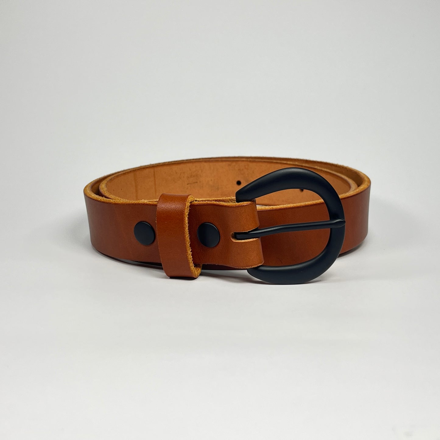1-1/4" Leather Belt - Chestnut