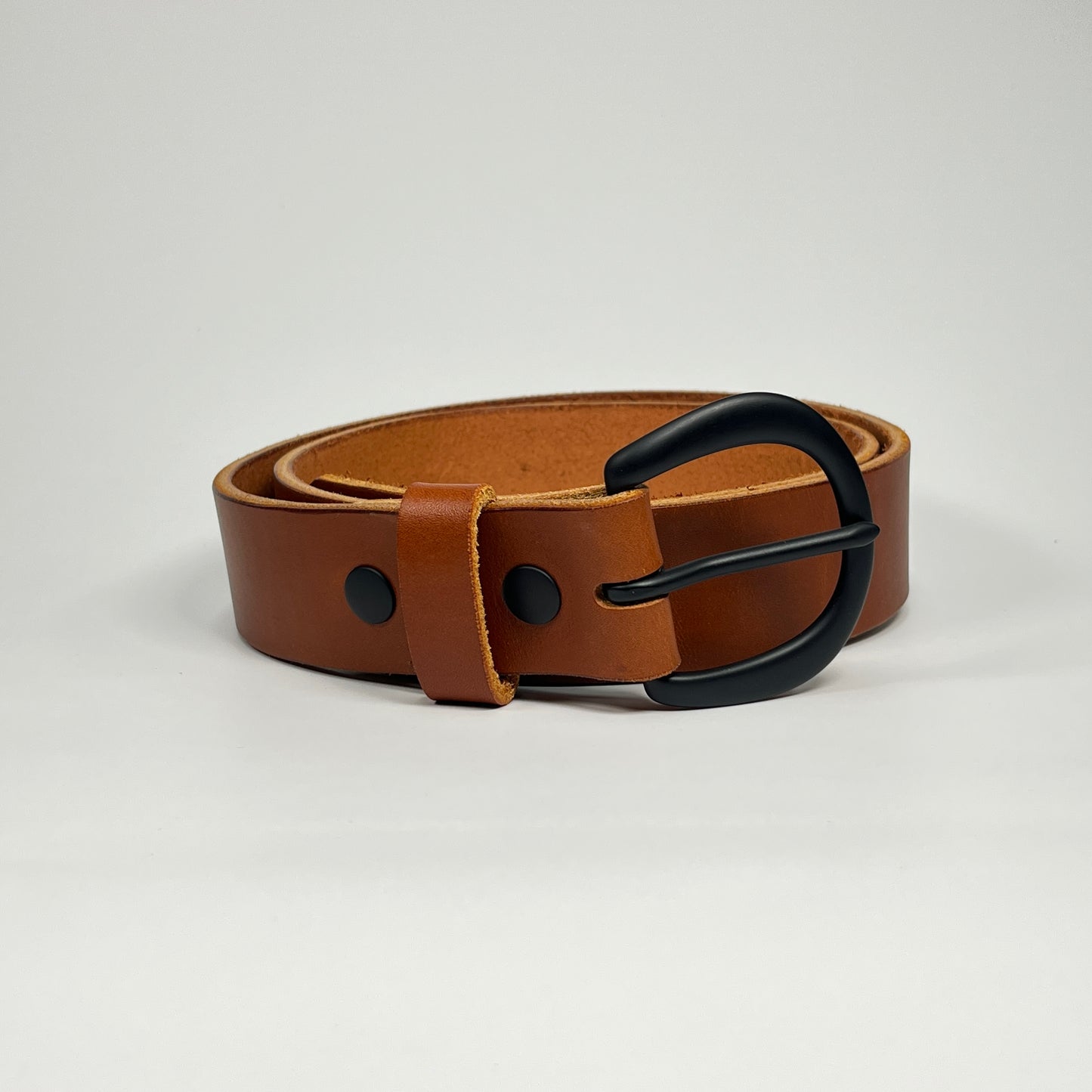 1-1/2" Leather Belt - Chestnut