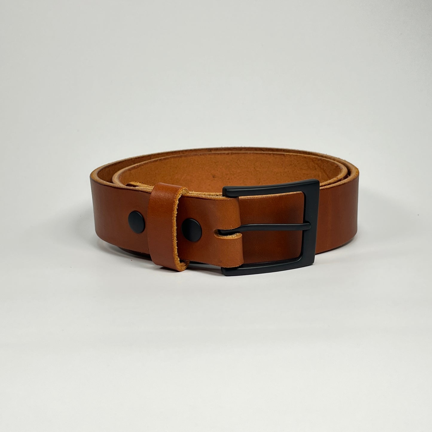 1-1/2" Leather Belt - Chestnut